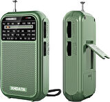 XHDATA D-220  FM 1-2/MW (9K/10K) /SW 4 Bant Yüksek Hassasiyetli DSP Dijital Radyo