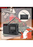 XHDATA D368 Kısa Dalga Am Fm 12 Bant Dsp Stereo Taşınabilir Radyo Mp3 Çalar Şarj Edilebilir