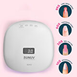 SUNUV Sun4 Manikür Tırnak Kurutucu UV Led Lamba Beyaz 48w