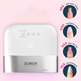 SUNUV Sun3 Manikür Tırnak Kurutucu UV Led Lamba Beyaz 48w