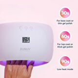 SUNUV Sun8 Portatif Manikür Tırnak Kurutucu UV Led Lamba 36w