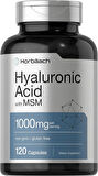 HORBAACH HYALURONIC ACID WITH MSM 1000 MG 120 CAPSULES