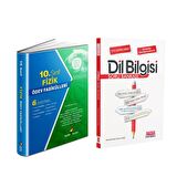 Aydın Yayınları 10. Sınıf Fizik Ödev Fasikülleri ve AKM Dil Bilgisi Soru Bankası Seti 2 Kitap