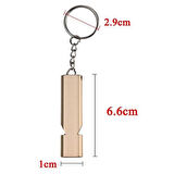  SOS Acil İmdat Düdüğü Alüminyum Islık Anahtarlık Kamp Yürüyüş Aksesuar Araçları