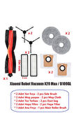 Xiaomi Robot Vacuum X20 Max / D109GL, X20 Pro / D102GL uyumlu fırça toz torbası filtre