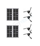 Dreame X40 Ultra L40 Ultra Uyumlu Hepa Filtre ve Yan Fırça-8 Parça