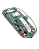 Pilli Kablosuz Mouse Bluetooth ve USB Uyumlu Sessiz Tıklama Yeni Nesil