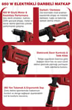 RETOOLS XD5350 850W Elektrikli Darbeli Matkap