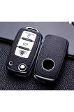 Passat Amarok Transporter Lüks Anahtar Koruma Kabı Kılıfı Gümüş Renk Anahtar Teyiti Yapınız Lütfen