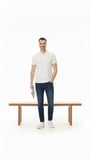 Erkek Pike Kumaş Düğmeli Yaka Regular Fit Günlük Kısa Kol Tişört Tshirt