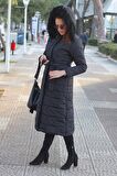 Barbora Günlük Kışlık Tam Boy Şişme Kadın Mont tr180siyah