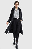 Barbora Kadın Uzun Kışlık İçi Elyaflı Astarlı Yan Fermuar Detaylı Şişme Mont tds01siyah