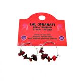 Doğaltaş Kova Burçu Lal Taşı Burç Küpe - 2337