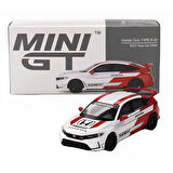 Mini Gt 1/64 Honda Civic Type R #2 2023 Pace Car White  Model Araba