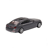 Mini GT 1:64 BMW 750Li xDrive Bernina Grey Amber Effect Model Araba