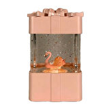 Plastik Kare 2025 Yılbaşı Yeni Yıl Hediyelik Kar Küresi LLM-HDY0376