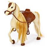 Jasmine Atlı Bebek Bej - Kahve 28 CM