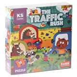The Traffic Rush Pre-School Puzzle
