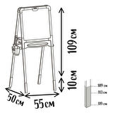 Smoby Çift Taraflı Manyetik Ahşap Yazı Tahtası 7600410401