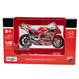 Maisto 1/18 Ducati Desmosedici GP 2022 Koleksiyonluk Metal Model Araba