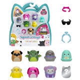 Squishmallows Squish-a-longs 8 Figür + Yüzük Set Seri 2 - 1 ADET