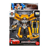 1:24 Sesli ve Işıklı Dönüşebilen Robot 22 cm