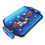 PAC-MAN Işıklı Masaüstü Hava Hokeyi | 2 Kişilik Eğlence | 50 cm Oyun Masası