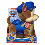 PAW Patrol Chase Sesli ve Kuyruk Sallayan Peluş Oyuncak – 30 cm | 20+ Sesli Efekt, Işıklı ve Etkileşimli