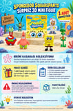 SüngerBob SquarePants 3D Mini Figür Tekli Sürpriz Paket 1 ADET