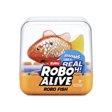1.8 Metre Derine Dalan Suda Renk Değiştiren Yüzen Pilli Robo Alive Balık - 6.8 CM - 1 ADET - ALTIN