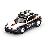 Mini GT 1/64 Porsche 911 Dakar Rallye Design Package White/Gentian Blue Metallic Blister Paket