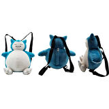 Pokemon Snorlax Peluş Sırt Çantası - 35 CM