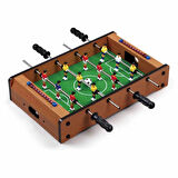 Masaüstü Portatif Taşınabilir Ahşap Orta Boy Futbol Langırt Oyun Seti 51X31X9.3CM