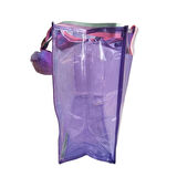 Dream Vest Şeffaf Hologram Mor Good Luck Büyük Omuz Çantası