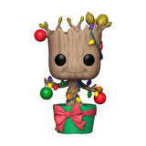 Funko POP Marvel Holiday Groot w/ Lights & Ornaments