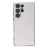 Samsung Galaxy S23 Ultra Kılıf Volet Silikon - Beyaz