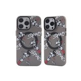 Apple İphone 12 Pro Max Kılıf Apollo Magneticsafe Desenli Kapak - Apollo Siyah - 3