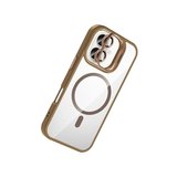 Joko Apple İphone 17 Remim Lensli Magsafe Standlı Kapak - Kahverengi