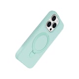Apple İphone 14 Pro Max Regal Magsafe Standlı Kapak - Su Yeşili