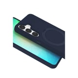 Samsung Galaxy S25 Regal Magsafe Standlı Kapak - Lacivert