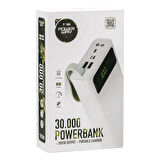 TX30 30000 MAH DİJİTAL GÖSTERGELİ POWERBANK