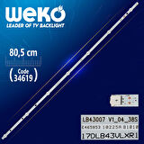 17DLB43VLXR1 -B- LB43007 V1_04_38S - 80.5 CM 7 LEDLİ -