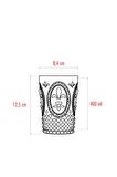 Akrilik Bal Tekli Kısa Bardak & Su Meşrubat Kahve Yanı Bardağı 400 ml ( Cam Değildir )