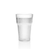 Akrilik Şeffaf Tekli Uzun Bardak & Su Meşrubat Bardağı 400 ml ( Cam Değildir )