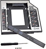 Alfais Al-4717 12.7 mm SATA HDD Harddisk Caddy Kızak Kutu Laptop SSD Notebook Ikinci HDD Takma