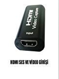 4K 1080P Full HD HDMI USB Video Yakalama Kartı Oyun Video Canlı Kayıt Aleti