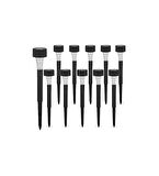 Güneş Enerjili Bahçe Lambası Plastik Saplama 10lu Set