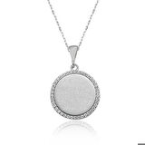 Gümüş Ayetel Kürsi Kadın Kolye