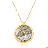 Gümüş Gold Esmaül Hüsna Kadın Kolye