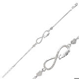 925 Ayar Gümüş Sonsuzluk Canım Bileklik